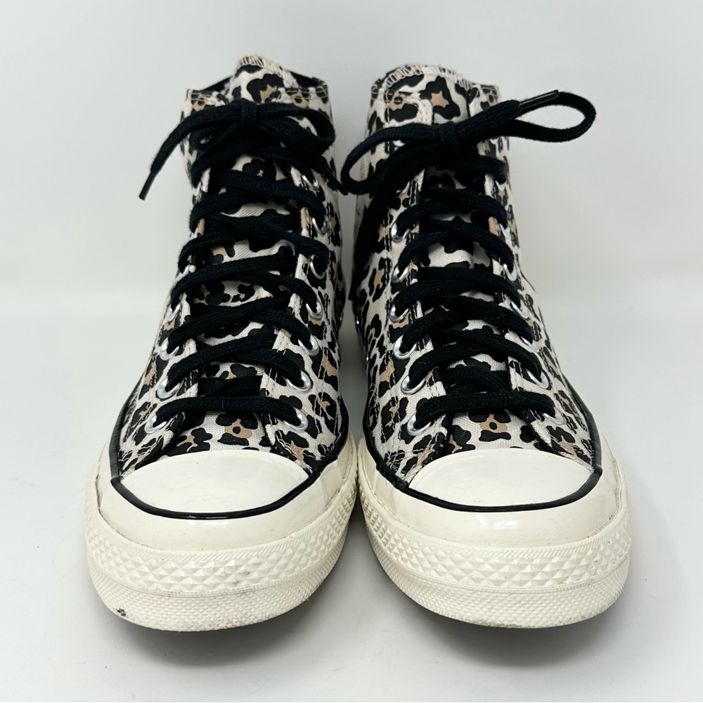 Converse Chuck 70 High Leopard Print Canvas Unisex Sneakers Men's 11 Women's 13 - Picture 4 of 10